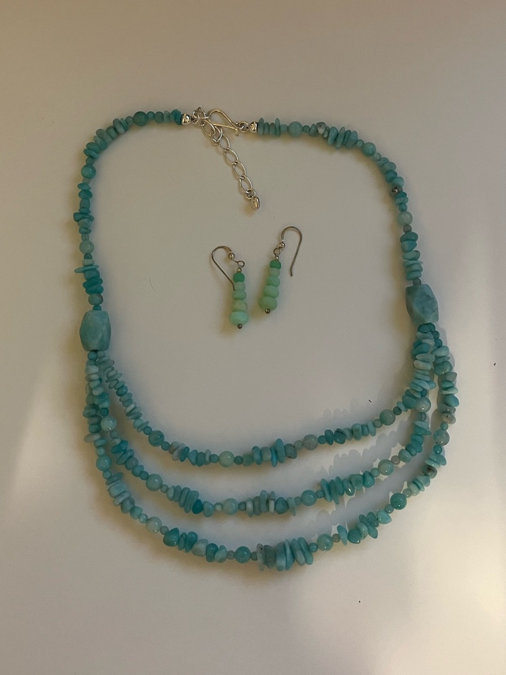 Jay King Amazonite Necklace and Earring Set